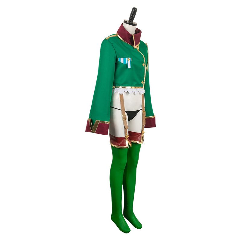 Araga Kiwi Women Green Outfit Cosplay Costume