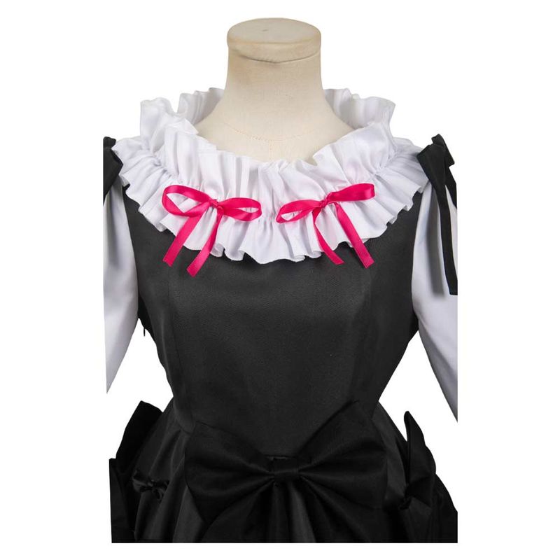 Madoka Kaname Women Black Dress Cosplay Costume