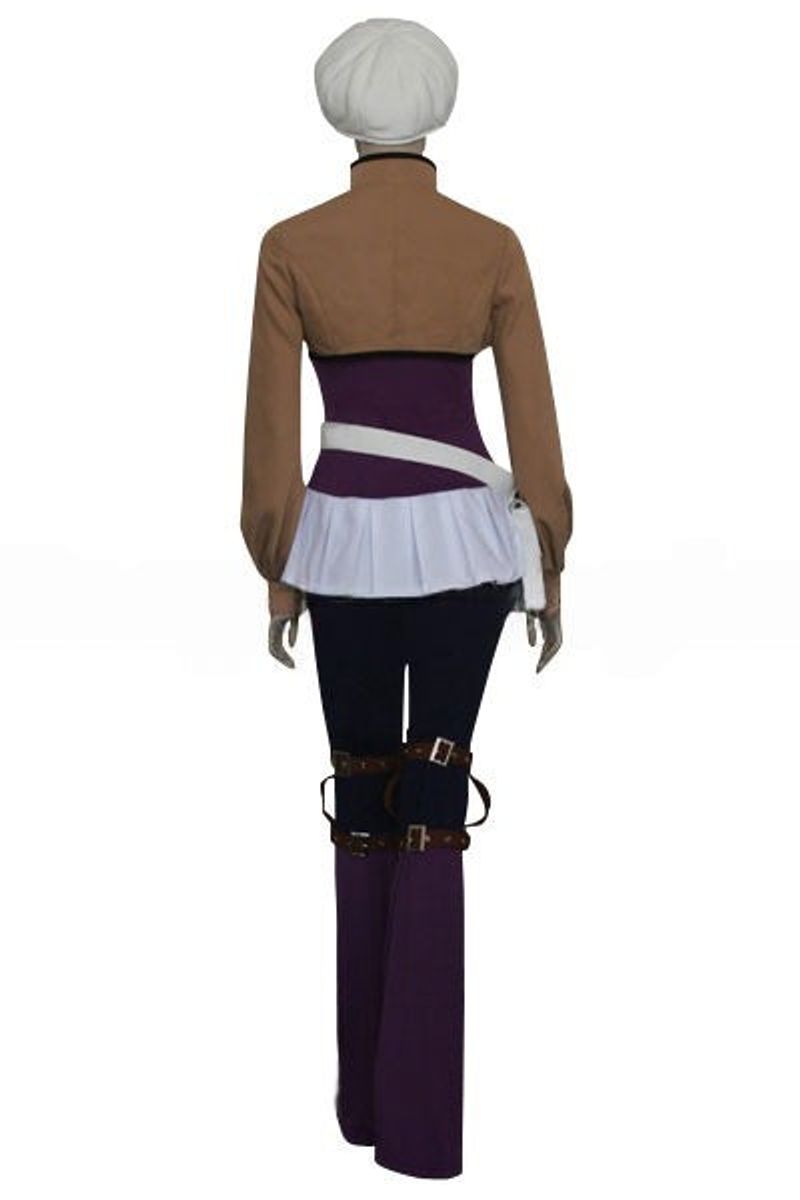 Code Geass C.C. Brown Purple Cosplay Costume