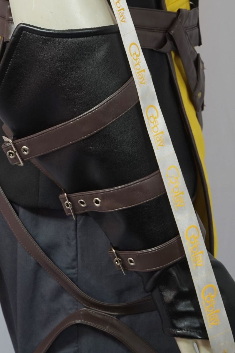 Scorpion Yellow and Black Ninja Warrior Cosplay Costume