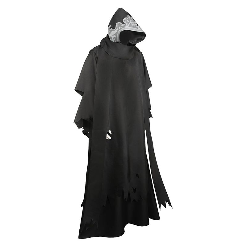 Sephiroth-clone Black Robe Cosplay Costume