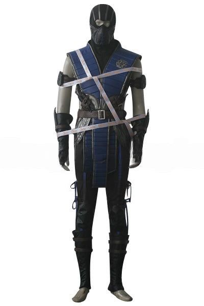 Sub-Zero Kuai Liang Blue Ninja Cosplay Costume