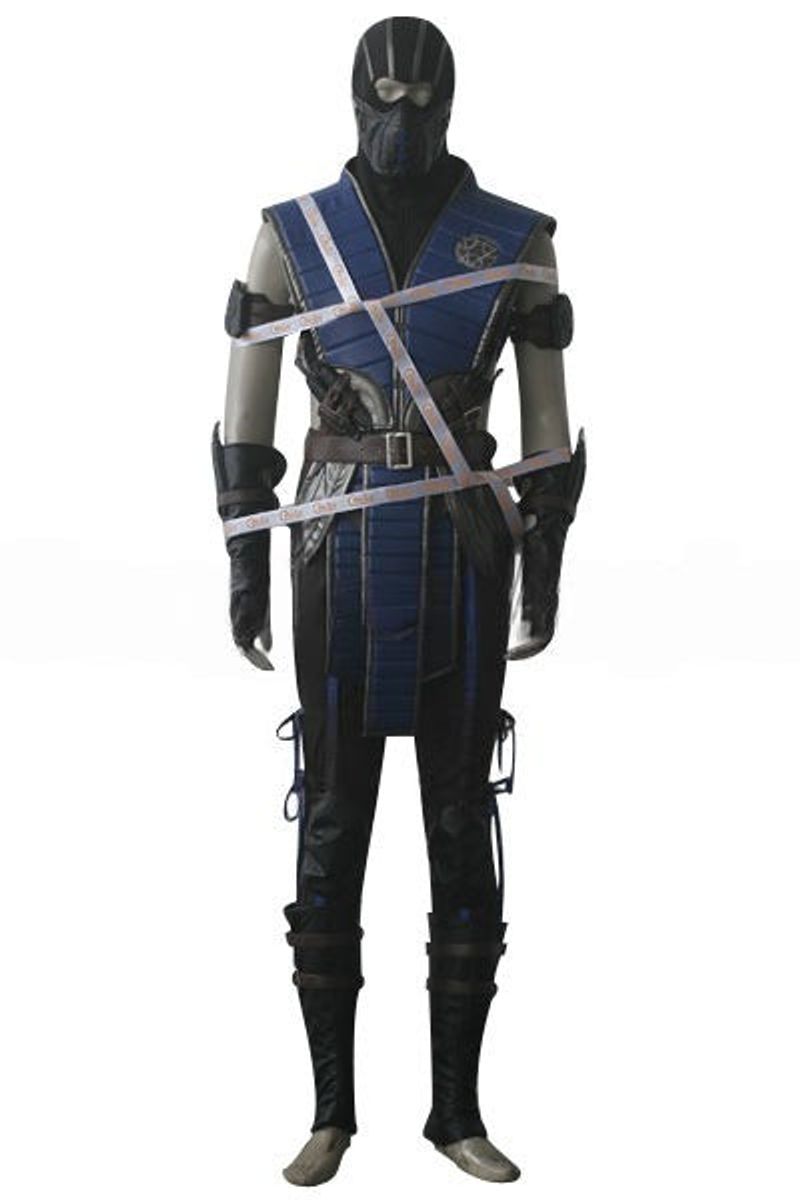 Sub-Zero Kuai Liang Blue Ninja Cosplay Costume