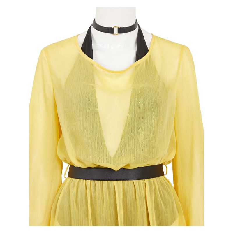 Silk Spectre Women Yellow Outfit Cosplay Costume