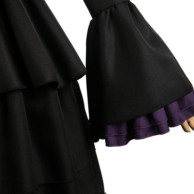 Puella Magi Madoka Magica Homura Akemi Black Gothic Dress Cosplay Costume