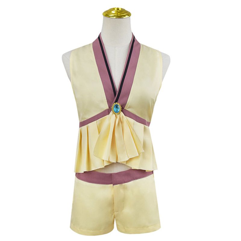 Sousou No Frieren Elf Serie Women Beige Outfit Cosplay Costume