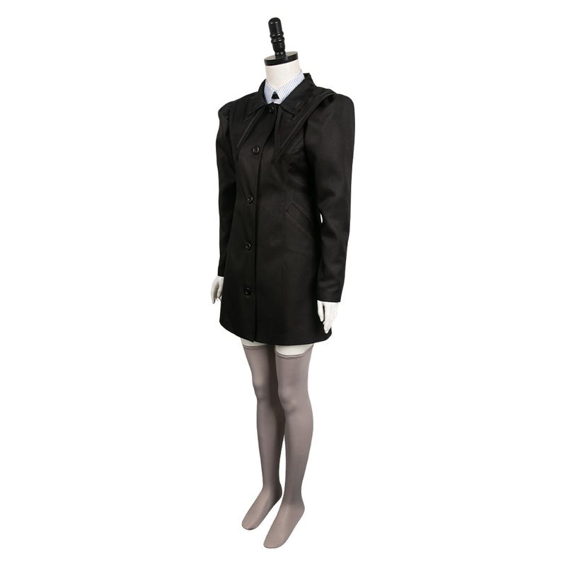 Bella Baxter Women Black Outfit Cosplay Costume