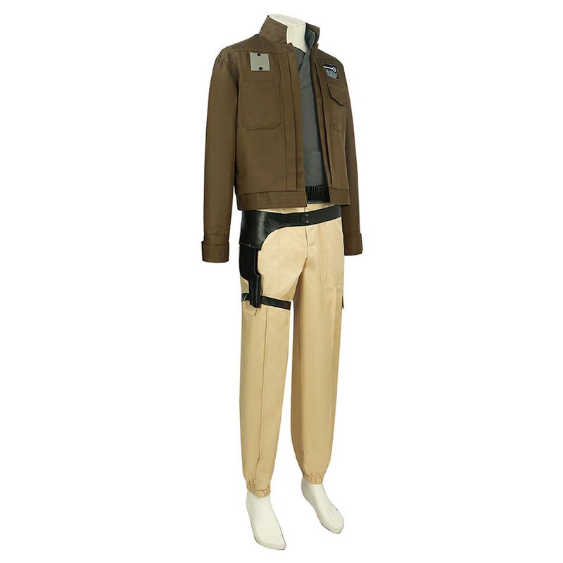 Chirrut Imwe Brown Suit Cosplay Costume