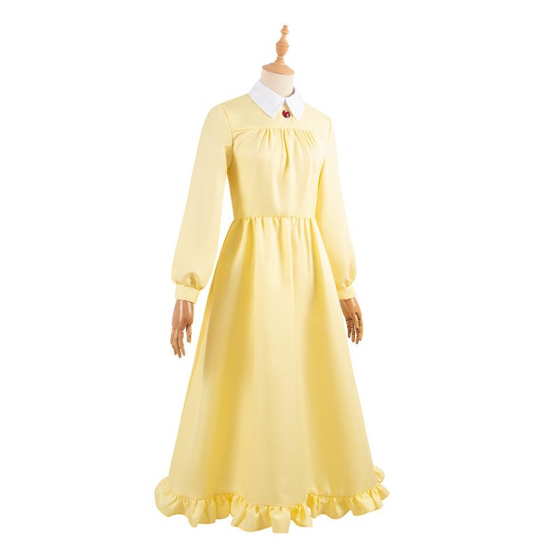 Sophie Hatter Women Yellow Dress Cosplay Costume
