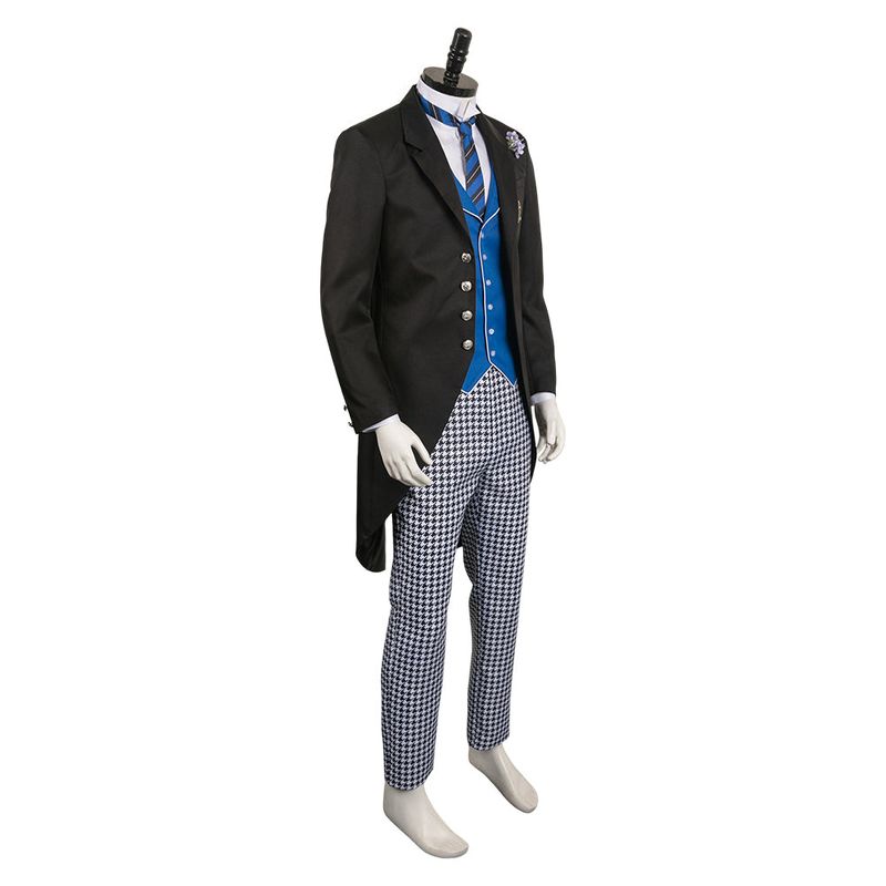 Lawrence Bluewer Black Outfit Cosplay Costume