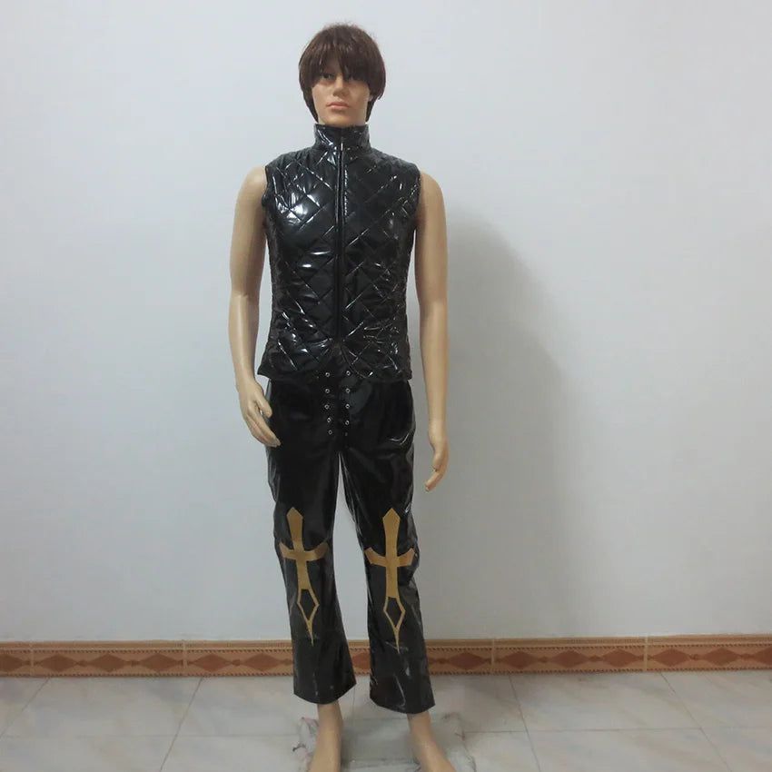 Mello Mihael Keehl Black Quilted Cosplay Outfit