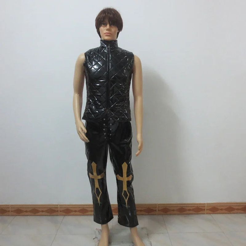 Mello Mihael Keehl Black Quilted Cosplay Outfit