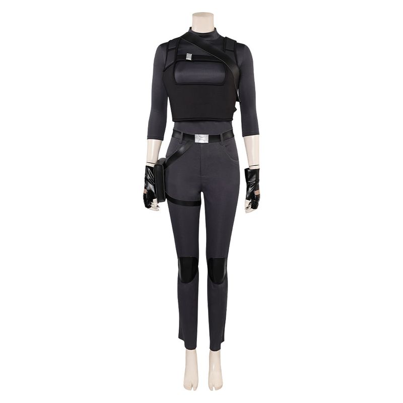 Lara Croft Women Black Outfit Cosplay Costume