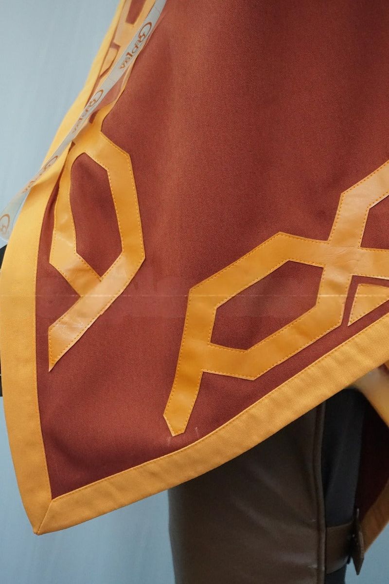 McCree Brown Red Cosplay Costume