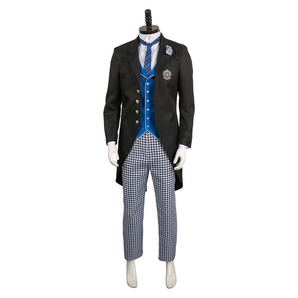 Lawrence Bluewer Black Outfit Cosplay Costume