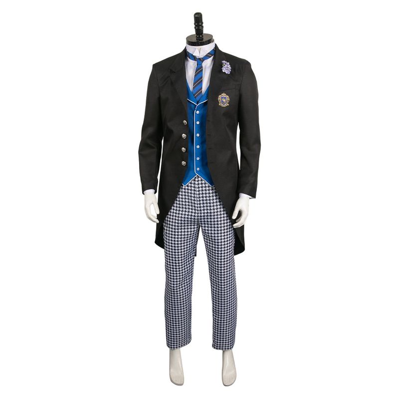 Lawrence Bluewer Black Outfit Cosplay Costume