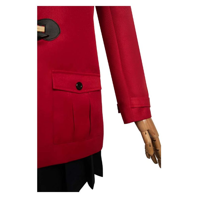 Nina Iseri Women Red Outfit Cosplay Costume