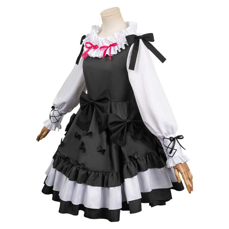 Madoka Kaname Women Black Dress Cosplay Costume