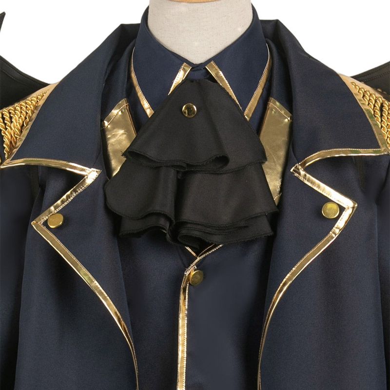 Nagi Seishiro Dark Blue Devil Outfit Cosplay Costume