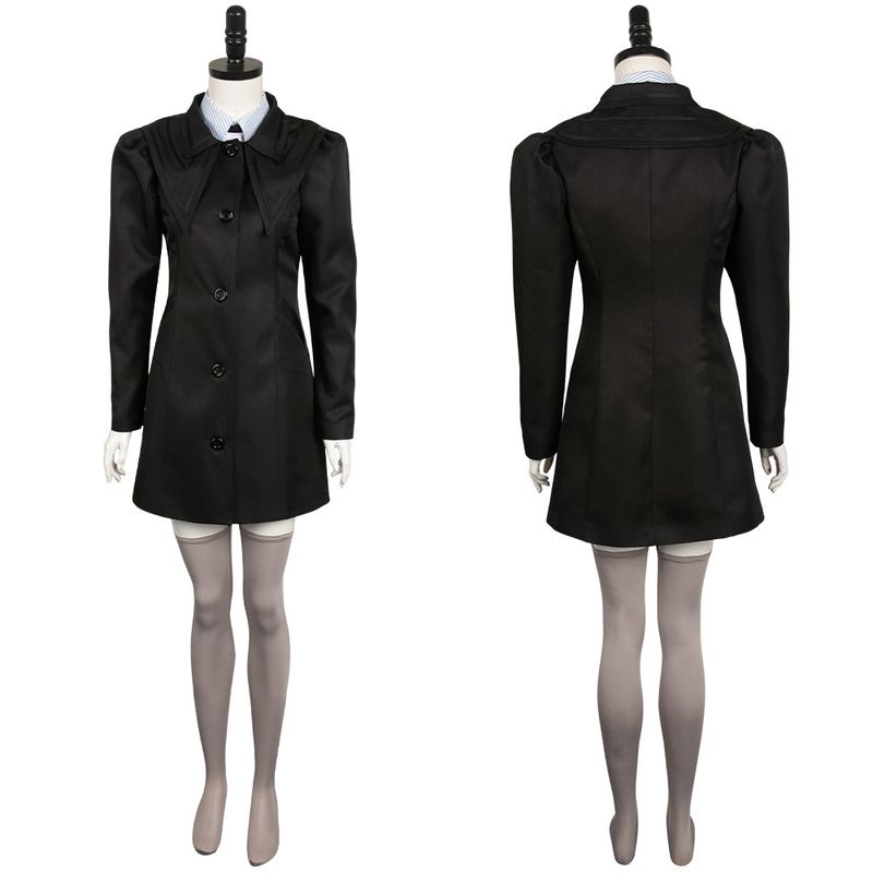 Bella Baxter Women Black Outfit Cosplay Costume