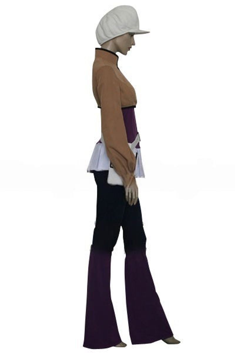 Code Geass C.C. Brown Purple Cosplay Costume