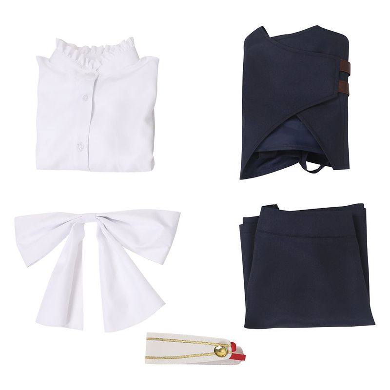 Yor Forger Women Blue And White Dress Cosplay Costume