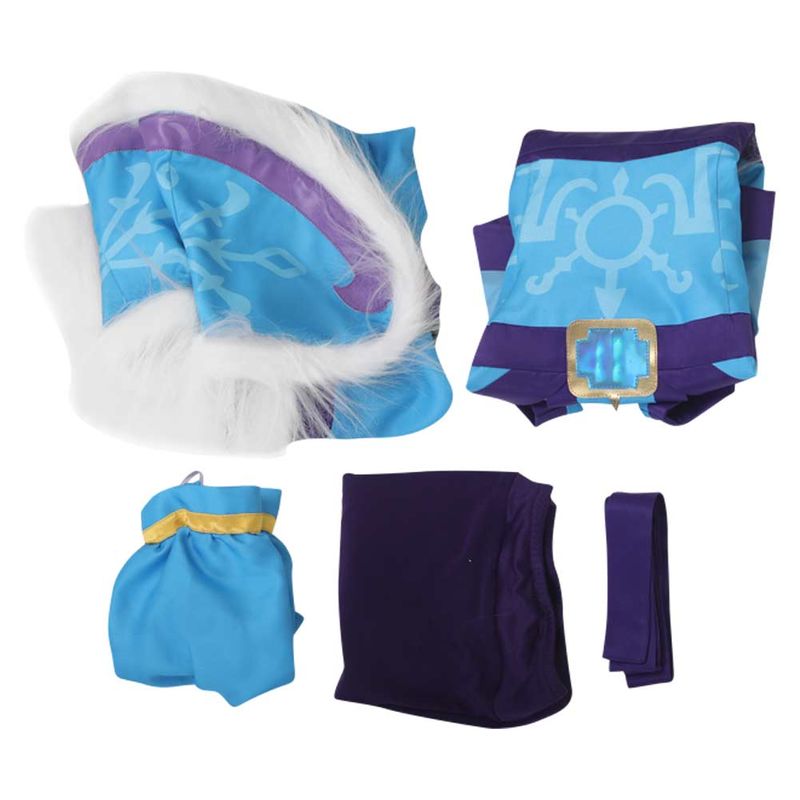 Crystal Maiden Women Blue Outfit Cosplay Costume