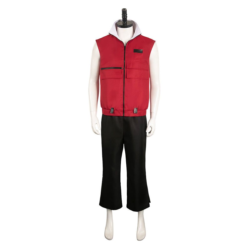 Boy Red Outfit Cosplay Costume