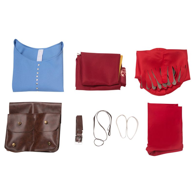 Suzerain Red And Blue Outift Halloween Cosplay Costume