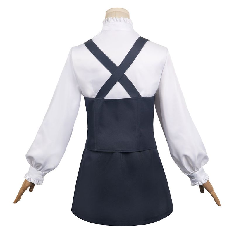 Yor Forger Women Blue And White Dress Cosplay Costume