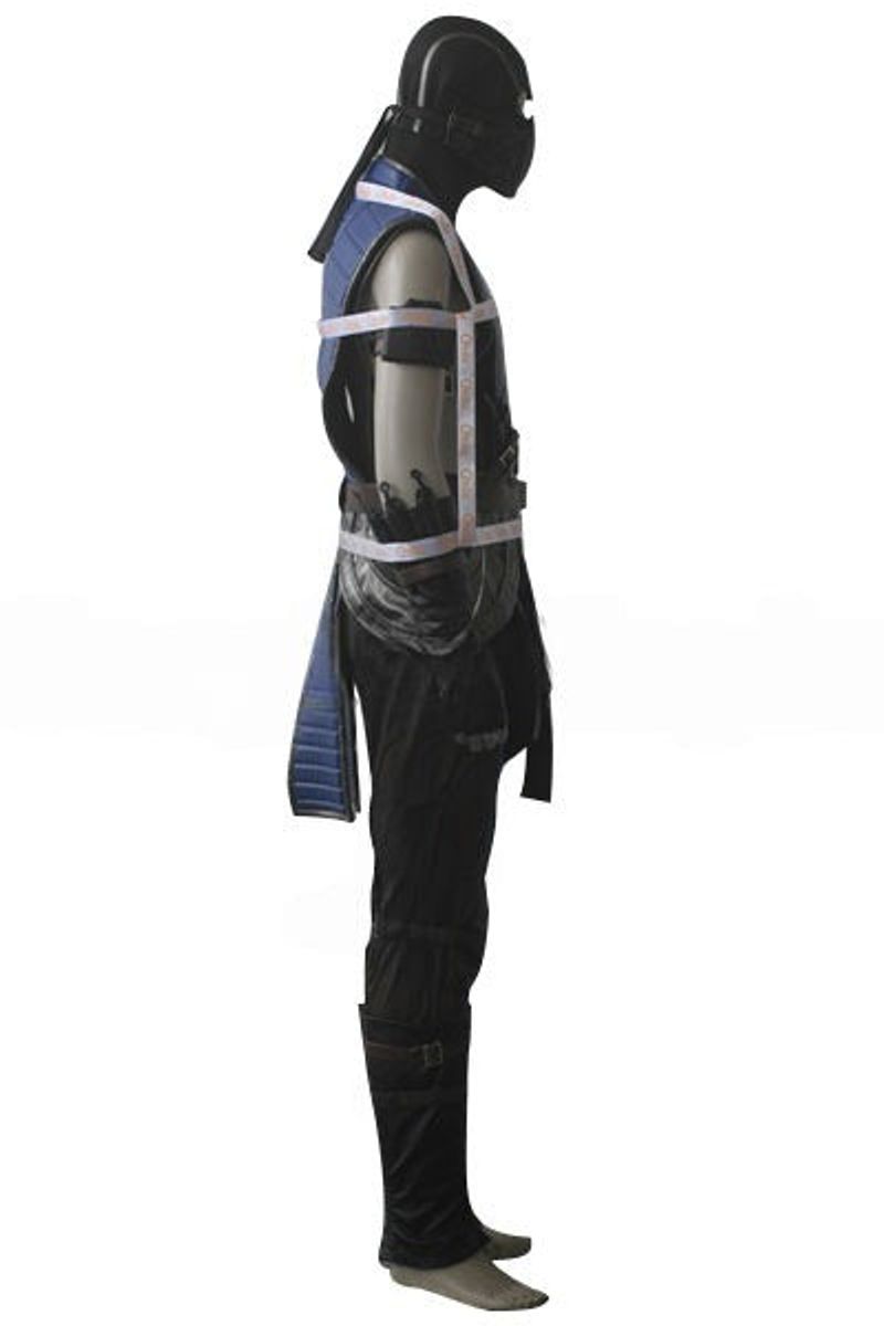 Sub-Zero Kuai Liang Blue Ninja Cosplay Costume