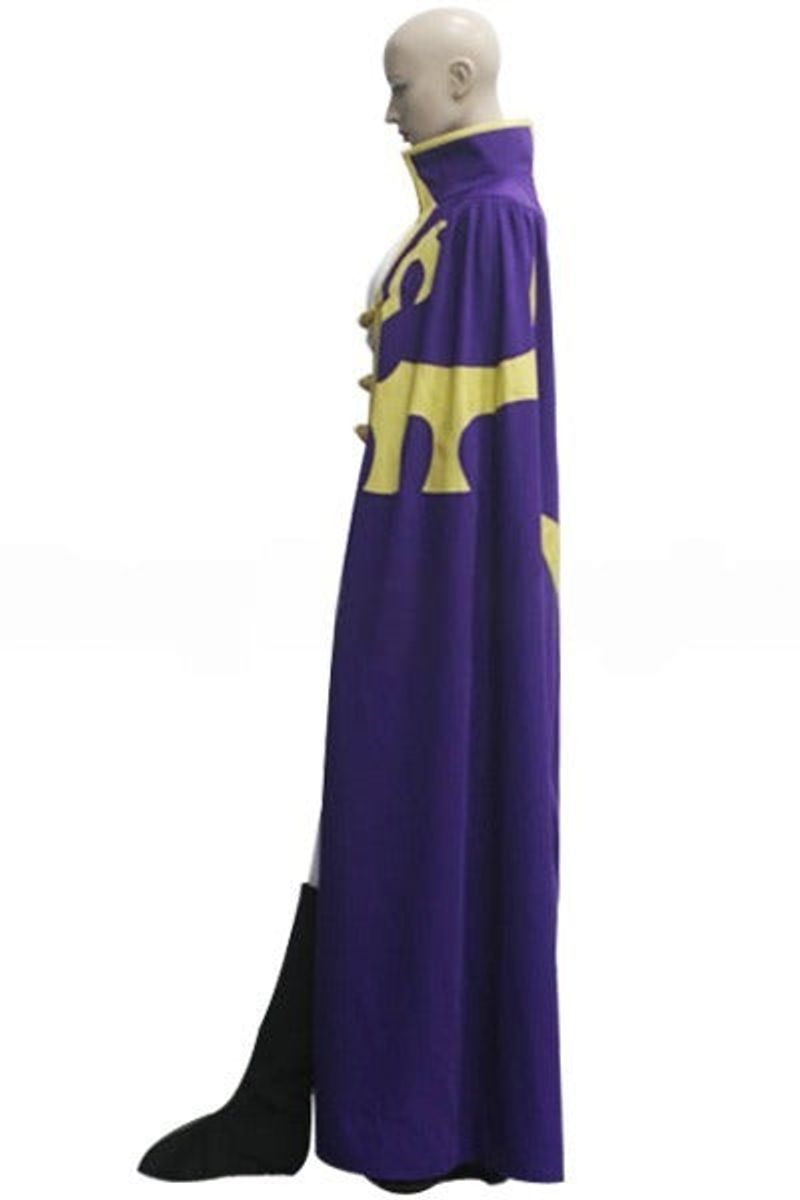 Code Geass Knight of Nine Nonette Enneagram Purple and White Knight Cosplay Costume