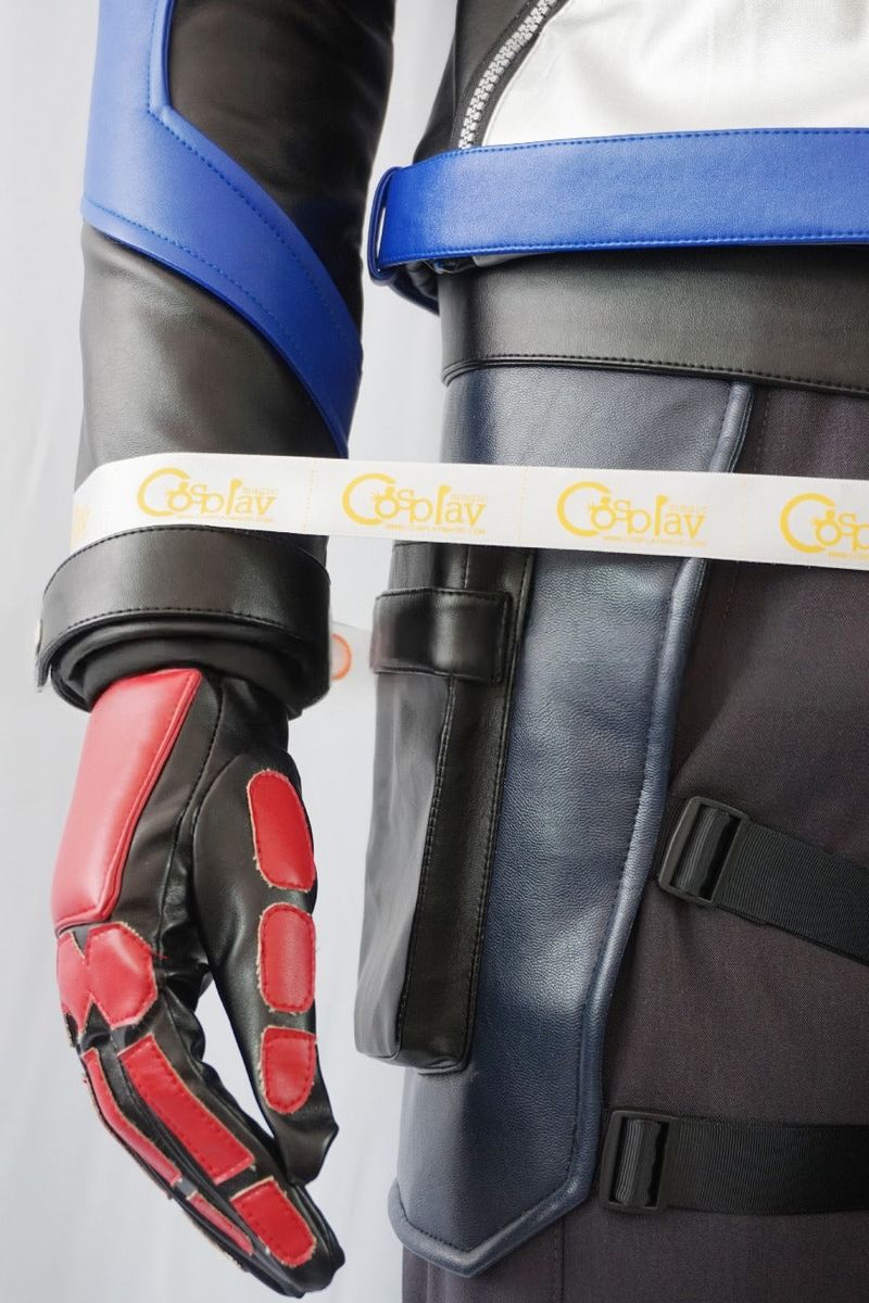 Soldier 76 Black Blue Cosplay Costume