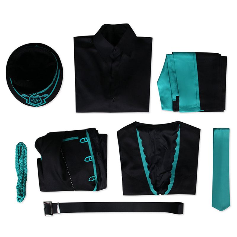 Ishmael Women Green Outfit Cosplay Costume