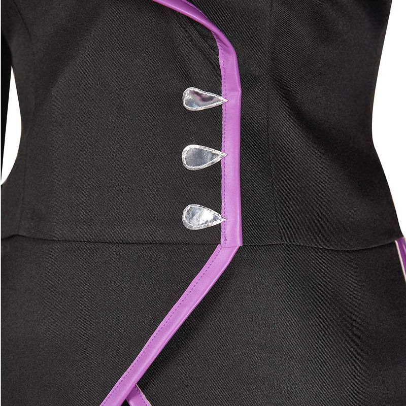 Agatha Women Black Purple Witch Outfit Cosplay Costume