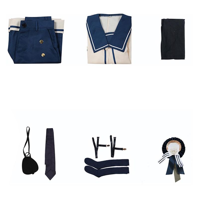 Ciel Phantomhive Blue Outfit Cosplay Costume