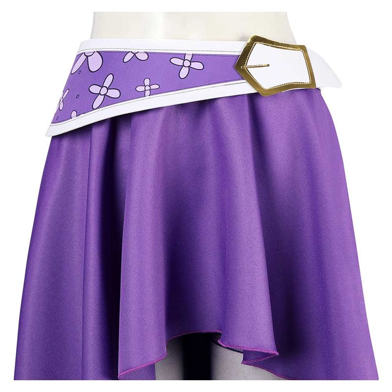 Nico Robin 15th Anniversary Women Purple Dress Cosplay Costume