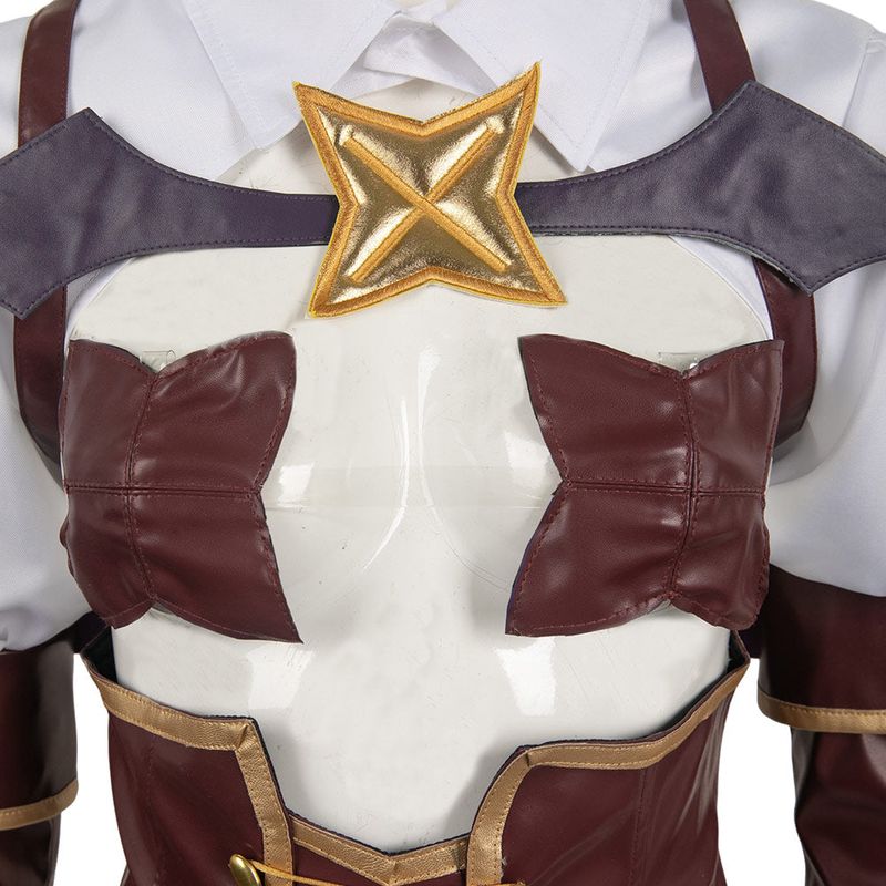 Hiiragi Utena Women Brown Outfit Cosplay Costume