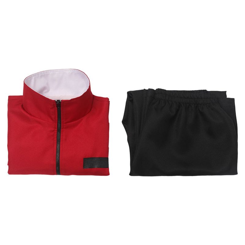 Boy Red Outfit Cosplay Costume