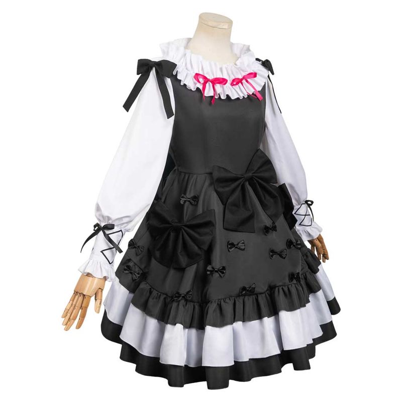 Madoka Kaname Women Black Dress Cosplay Costume