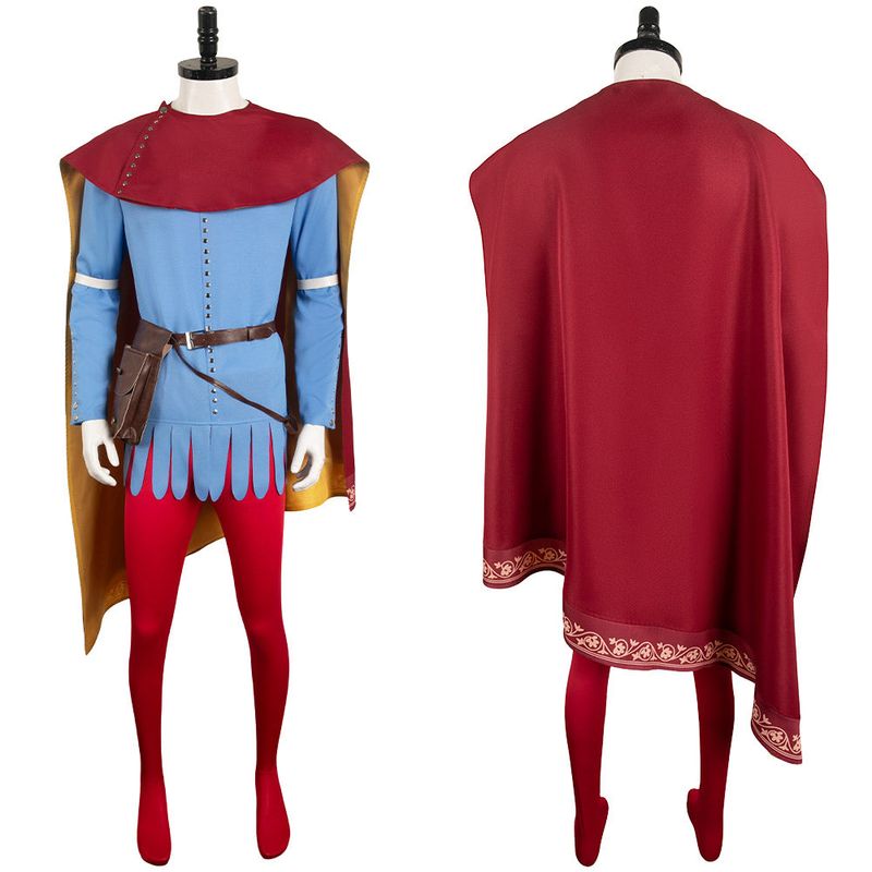 Suzerain Red And Blue Outift Halloween Cosplay Costume
