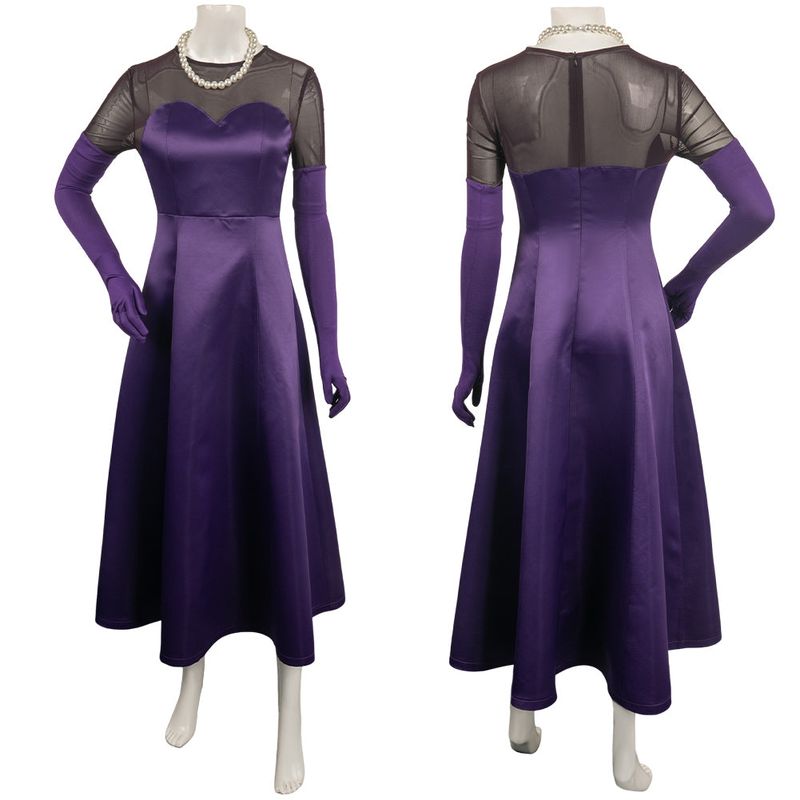 Lilith Women Purple Dress Cosplay Costume