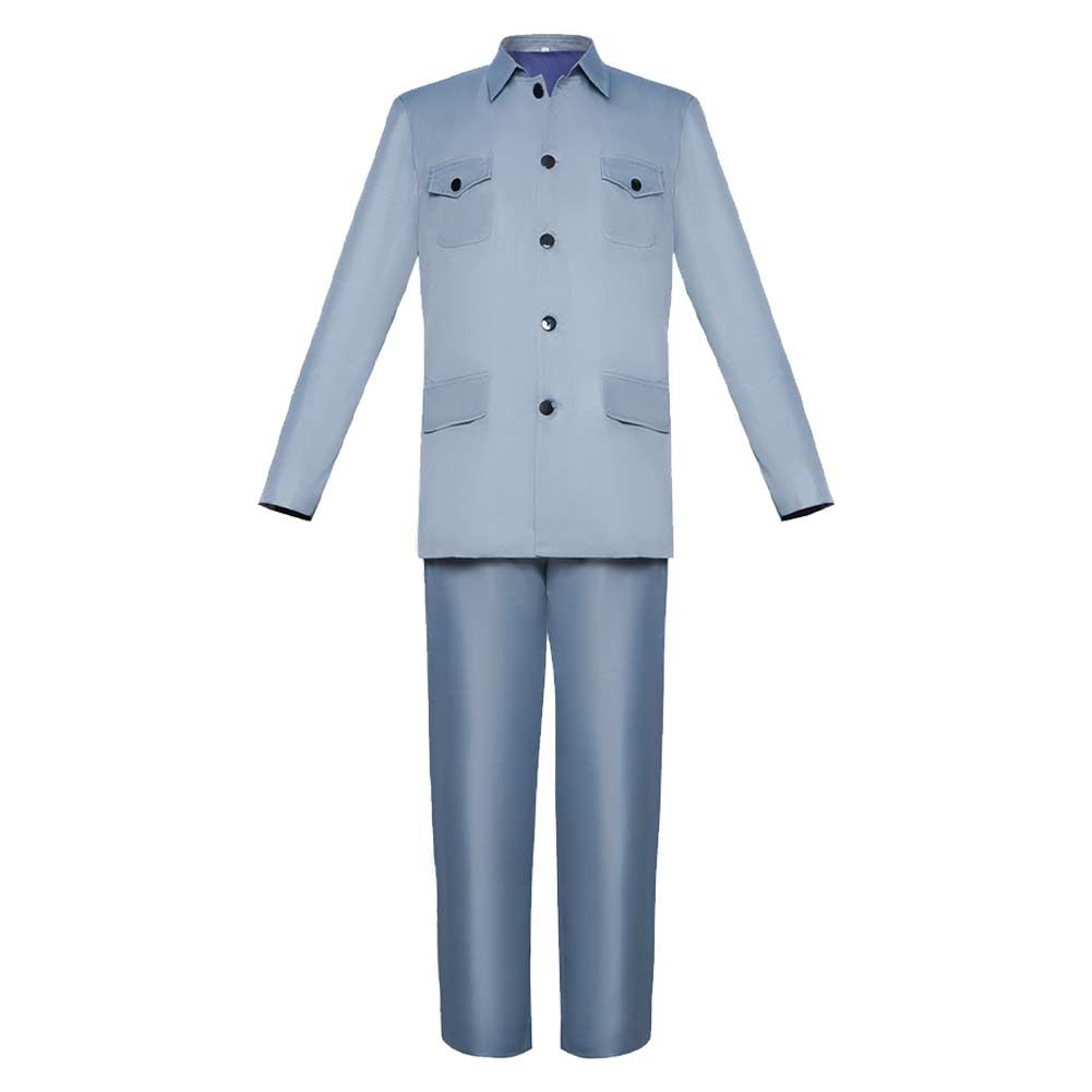 Mahito Maki Blue Top Pants Cosplay Costume