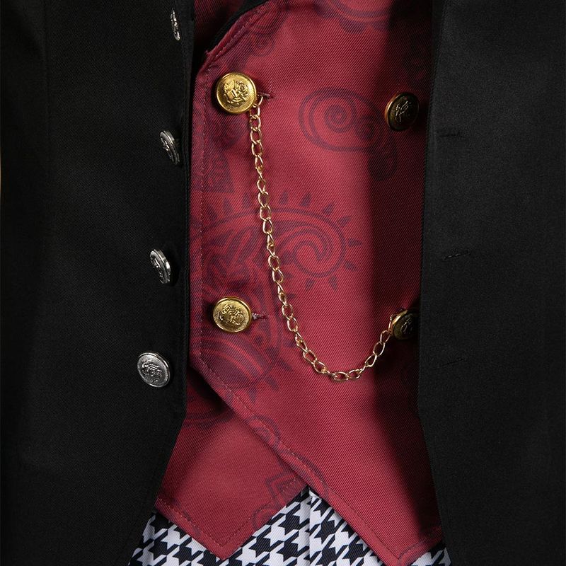 Black Butler Season 4: Public School Arc Edgar Redmond Black Outfit Party Carnival Halloween Cosplay Costume