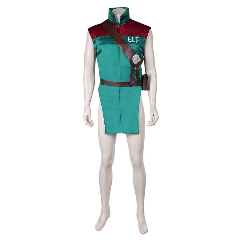 Garcia Green Red Vest Set Cosplay Costume