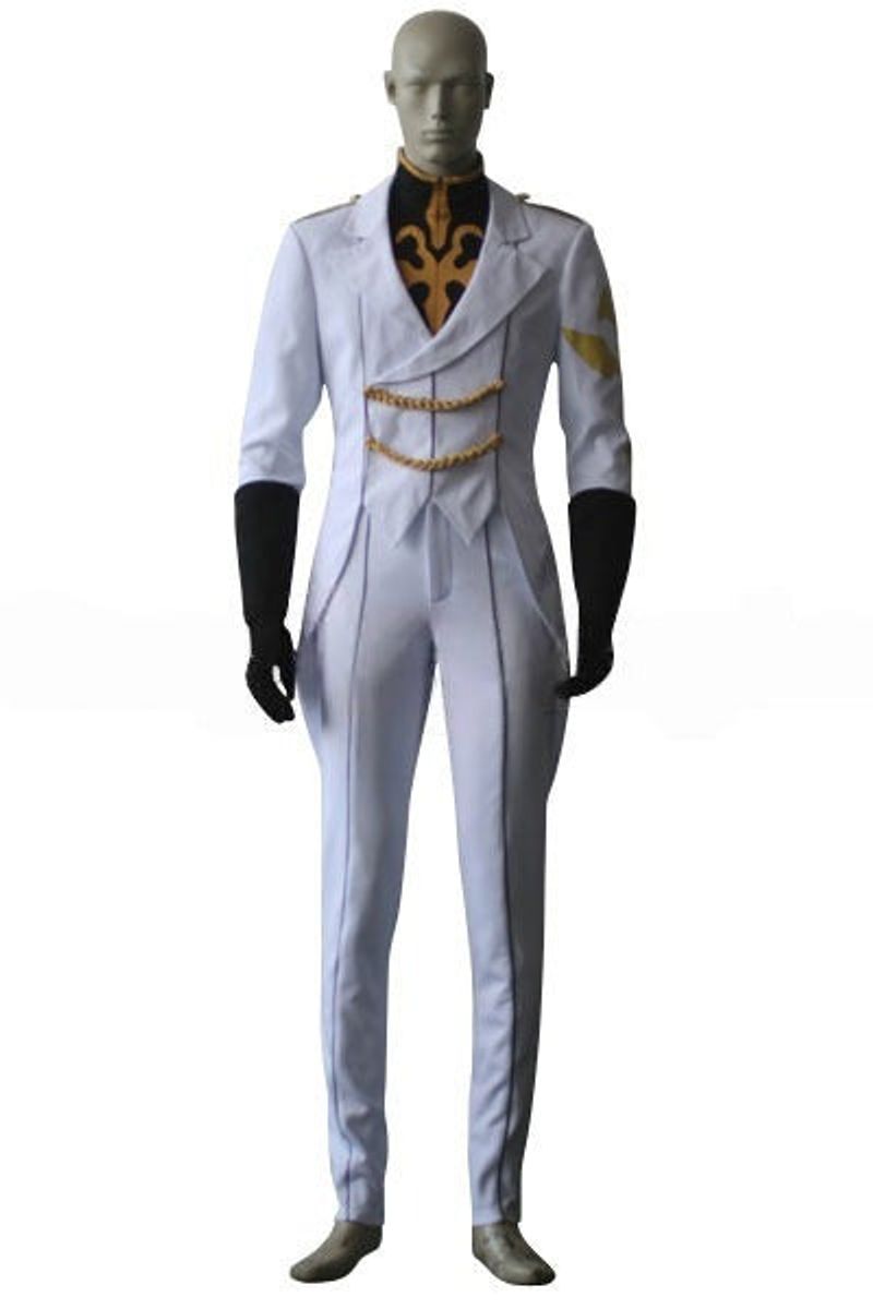 Code Geass Knight of Zero Suzaku Kururugi Cosplay Costume