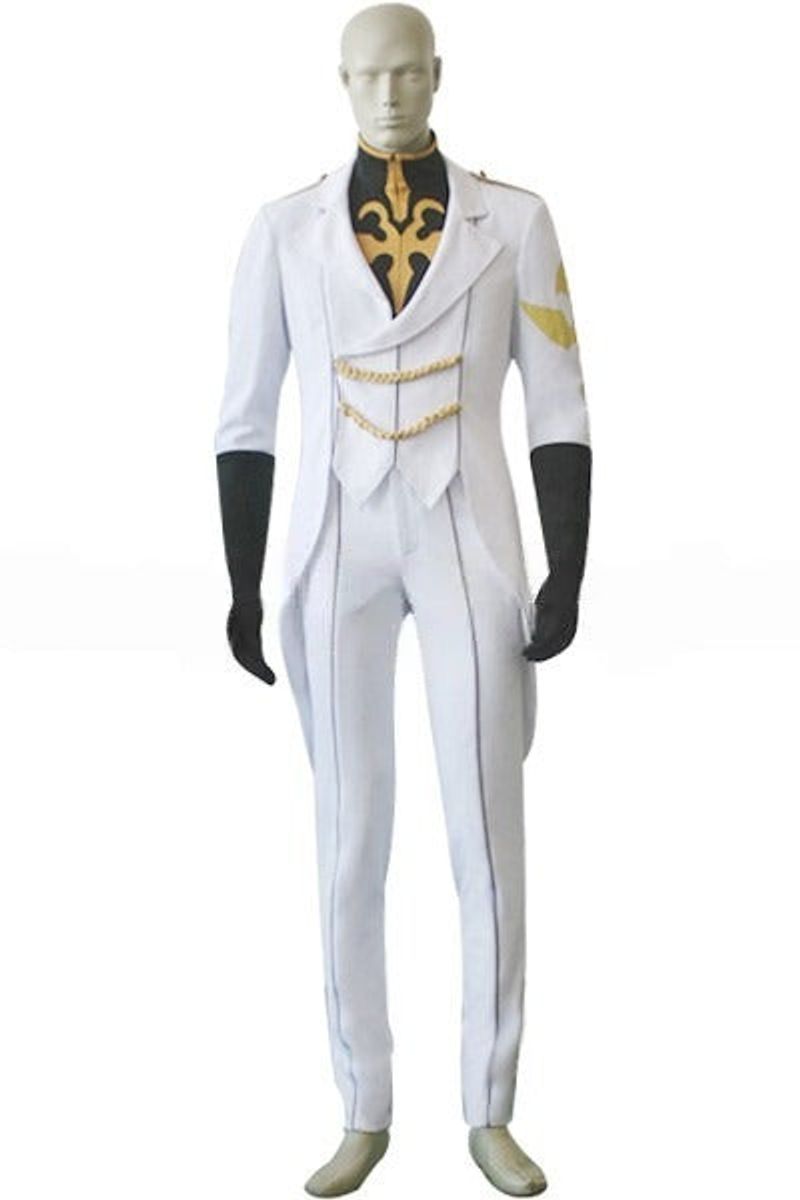 Code Geass Knight of Ten Luciano Bradley Cosplay Costume