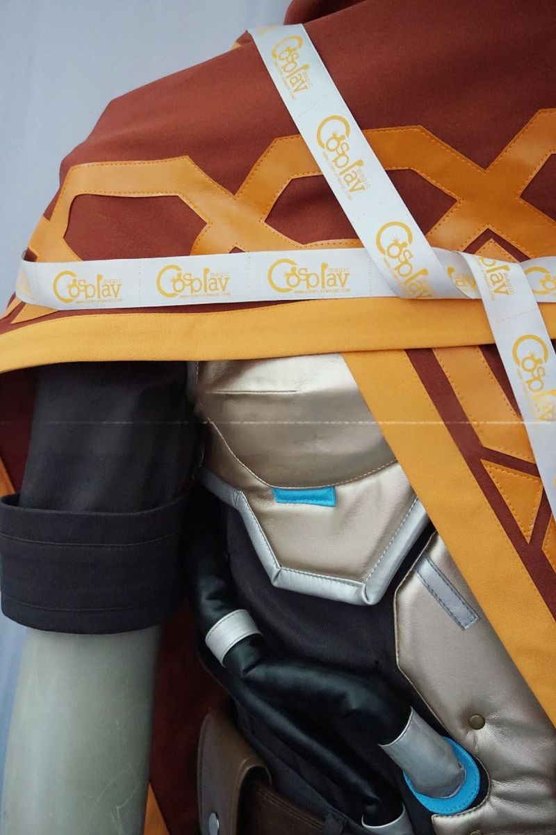 McCree Brown Red Cosplay Costume