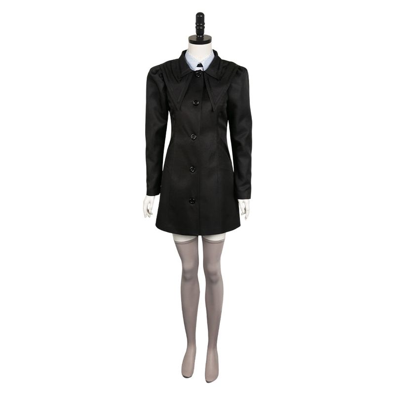 Bella Baxter Women Black Outfit Cosplay Costume