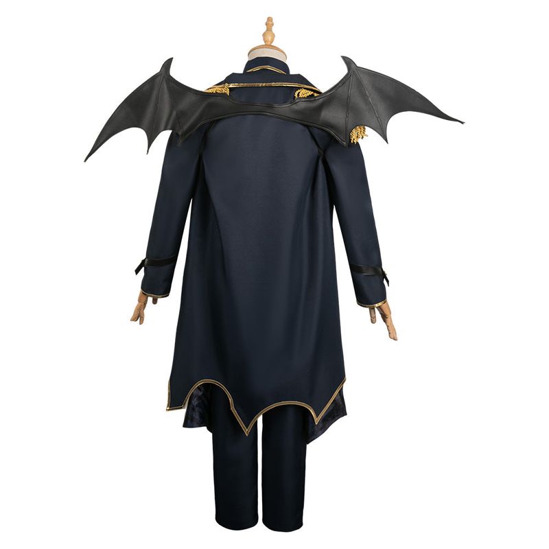 Nagi Seishiro Dark Blue Devil Outfit Cosplay Costume